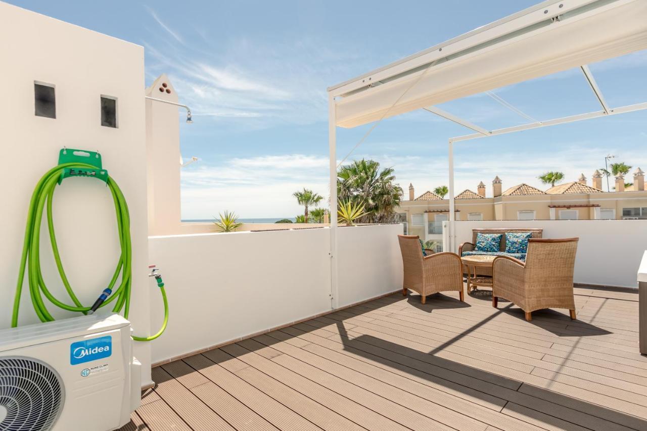Seascape Villa Private Pool & Rooftop Jacuzzi With Sea View Near Manta Rota Beach Vila Nova de Cacela Bagian luar foto